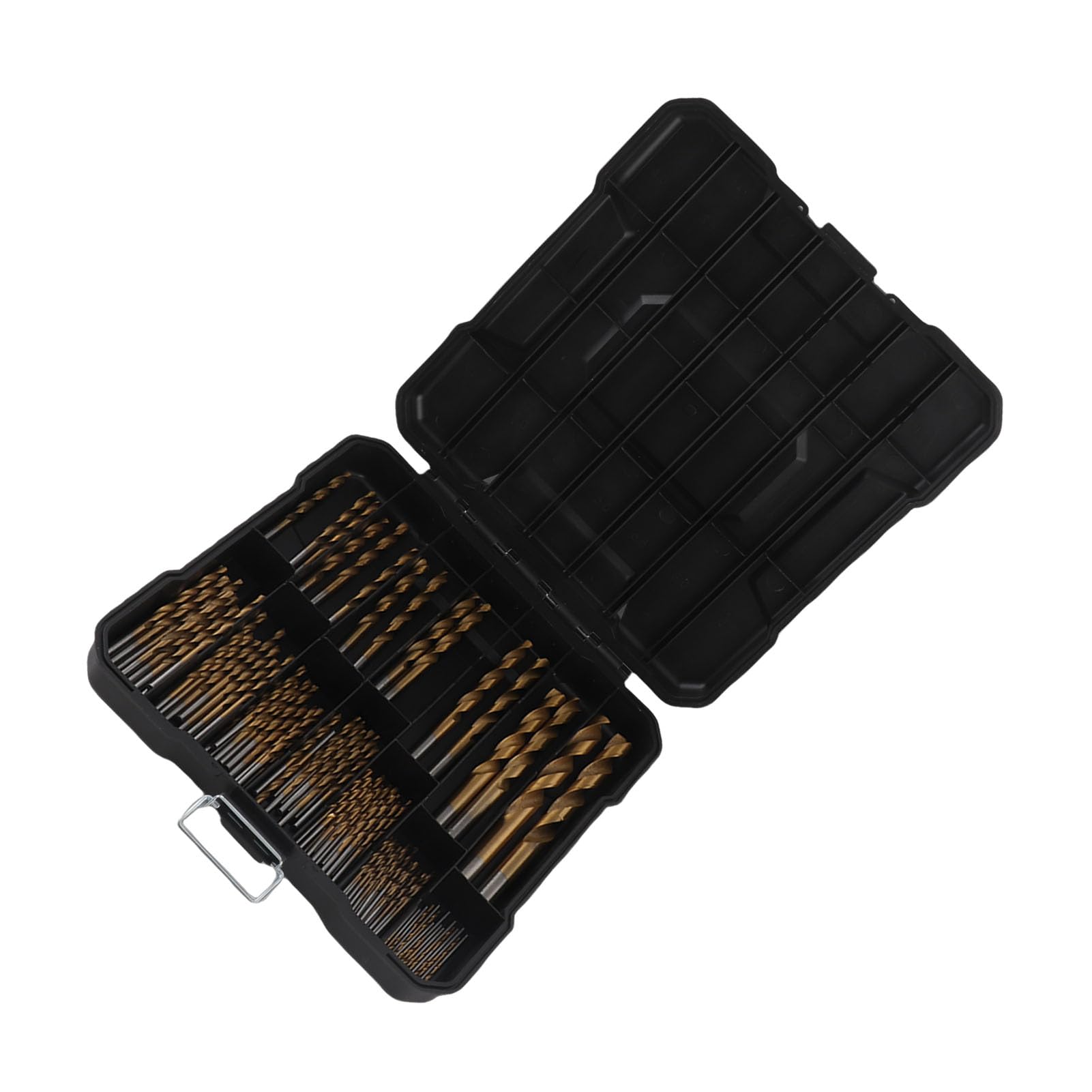 Juego de brocas helicoidales de 99 piezas, taladro manual eléctrico de acero de alta velocidad, broca de vástago redondo de 1,0 a 3,0 mm para metal, madera y plástico