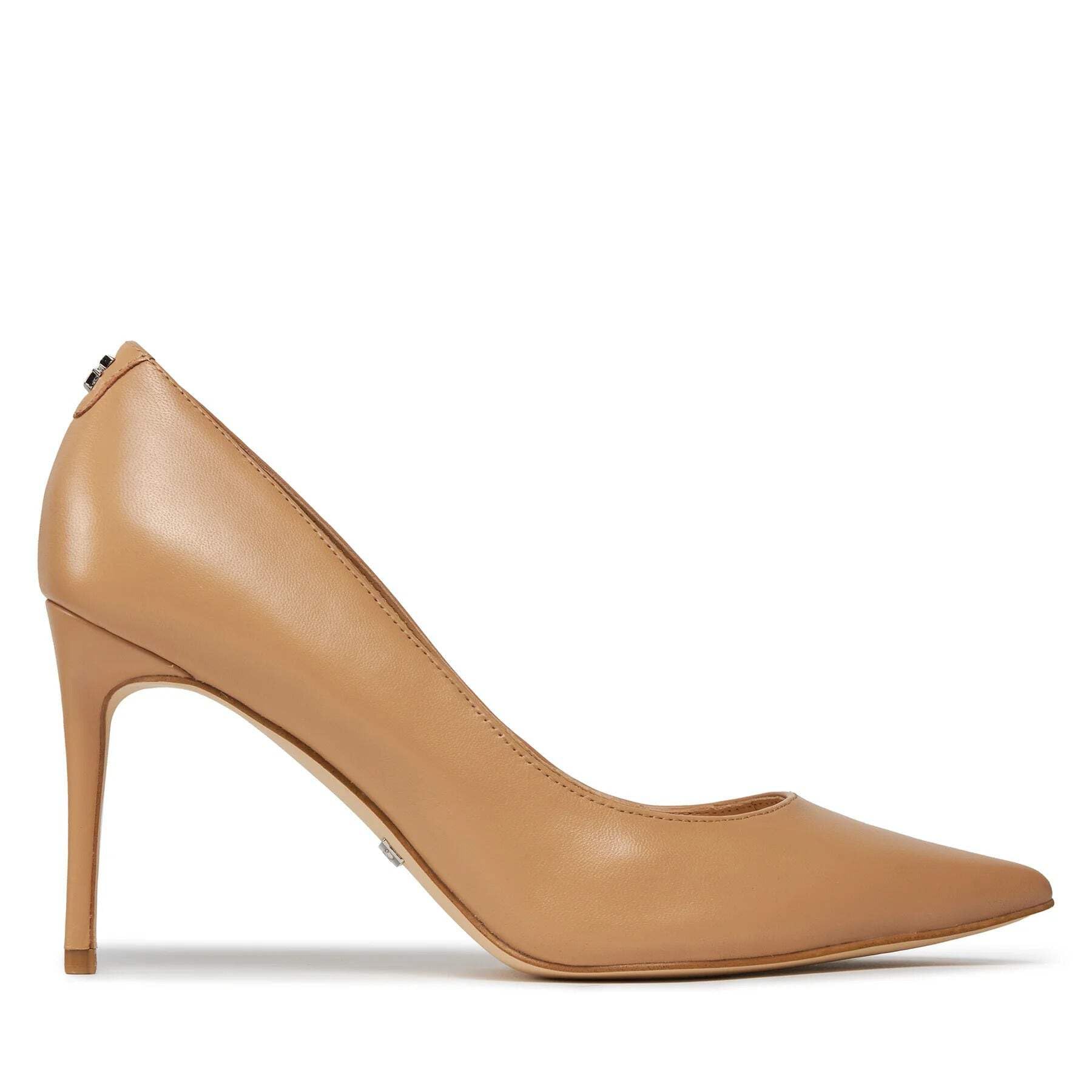 Guess Leather High Heel Decollete Shoe - Female - Pumps - Brown - 7 Uk - Shoes