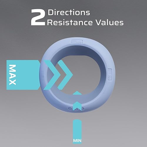 Miniatura 5 de BERTER Anillos fortalecedores de agarre de mano, entrenador de fuerza de agarre, juego de ejercitador de dedos, agarre exprimidor de silicona para