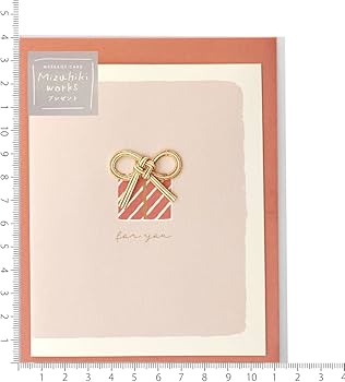 Amazon | ラボクリップ カード メッセージカード 水引ワークス クマ