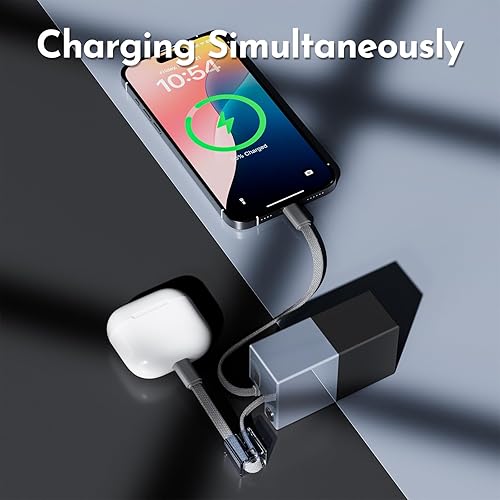 Miniatura 6 de Mini cargador portátil con enchufe de pared, pequeño banco de energía, USB C de 5000 mAh 3 en 1 de carga rápida, paquete de batería de teléfono