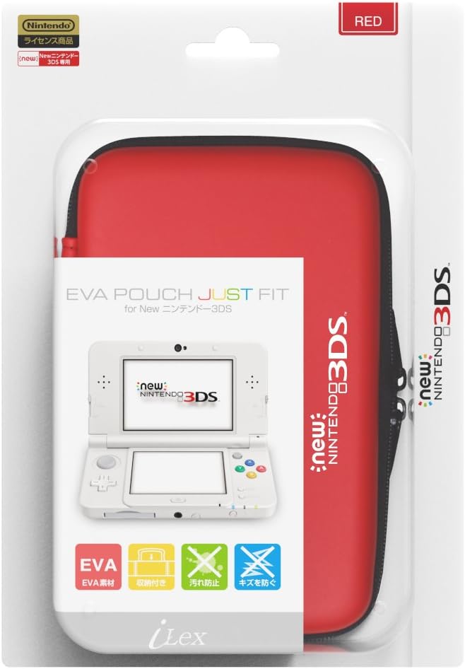 任天堂公式ライセンス商品 Newニンテンドー3ds専用セミハードポーチ Evaポーチjustfit おトク レッド 任天堂公式ライセンス商品 Newニンテンドー3ds専用セミハードポーチ Evaポーチjustfit おトク レッド