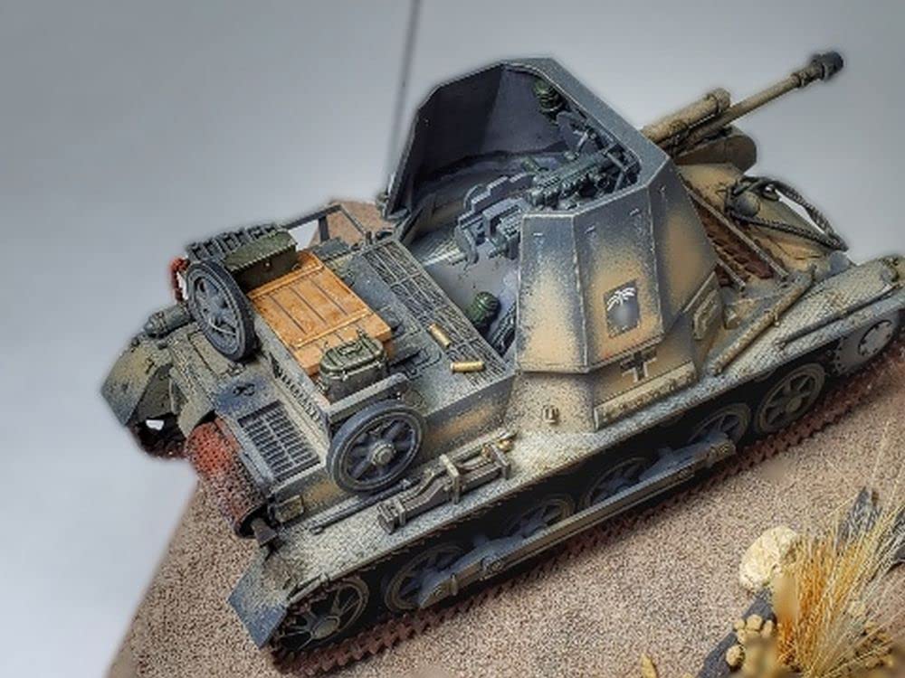 Italeri 6577S 1:35 Ger. Panzerjäger I, Modellbau, Bausatz, Standmodellbau, Basteln, Hobby, Kleben, Plastikbausatz, detailgetreu, Panzer Bausatz, Militär, Mehrfarbig