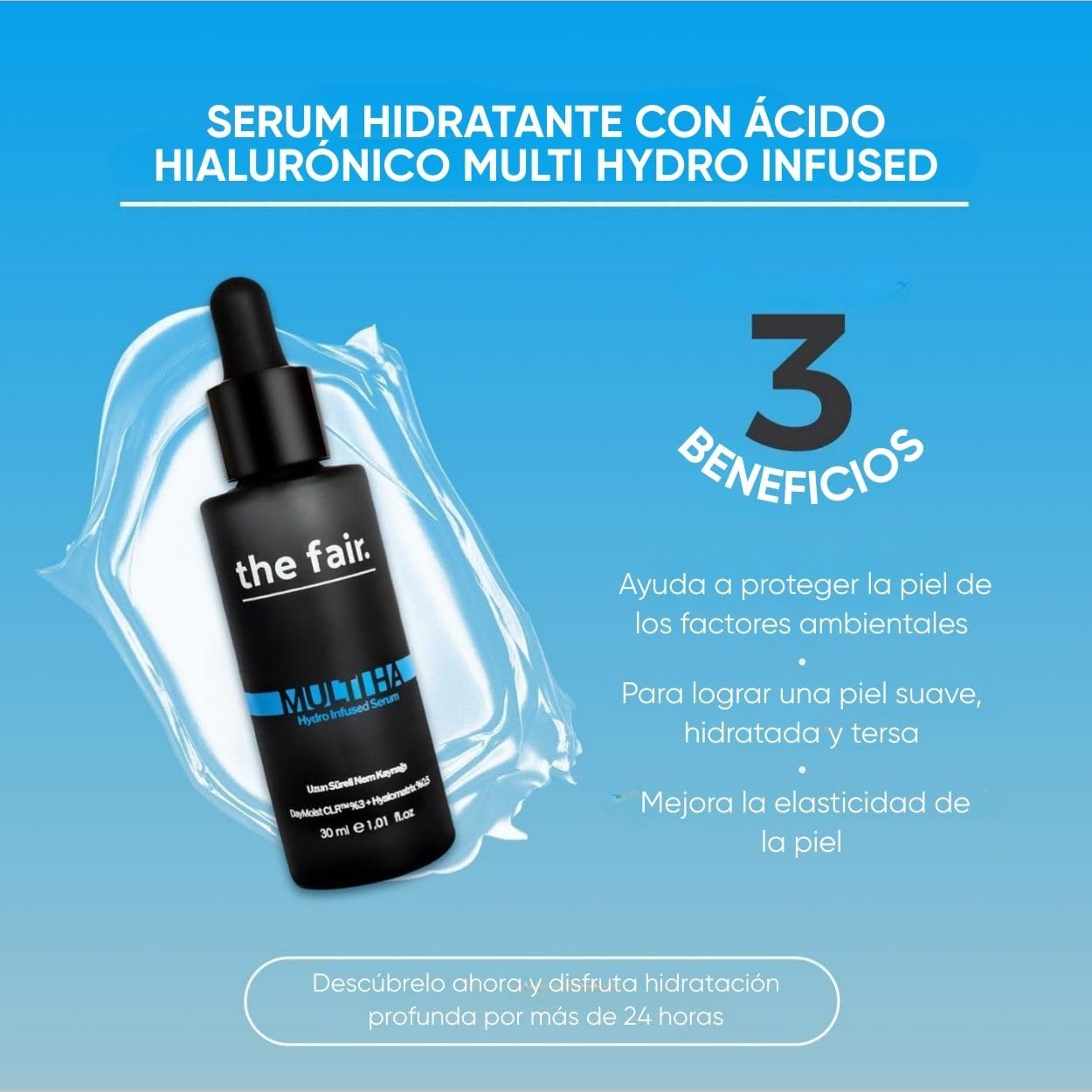 the fair. Multi Hydro Infused Hiyalüronik Asit Vegan Cilt Bakım Serumu 30 ml