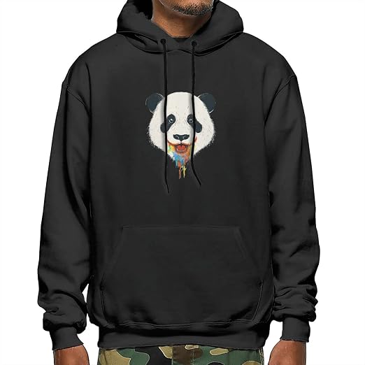 Amazon.com: Panda - Sudadera con capucha para hombre, diseño de manga  larga, diseño gráfico divertido con capucha : Ropa, Zapatos y Joyería