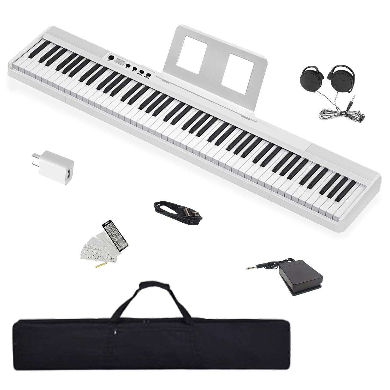 Amazon | TERENCE 電子ピアノ 88鍵盤 折りたたみ式 プログレッシブ 