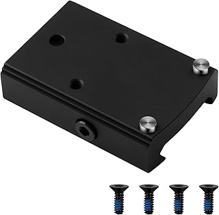 RMR & SRO Pic Rail Aluminum Mount, Adapter Optics for Trijicon RMR & SRO, Red dot Optics Picatinny Mounting Plate - Hidcor