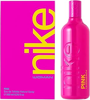 NIKE - Pink 200 ml, Colonia Mujer, Perfume Formato Spray, Eau de Toilette Natural y Femenina, Aroma Floral Afrutado, Fragancia Fresca, Seductora y de Larga Duración