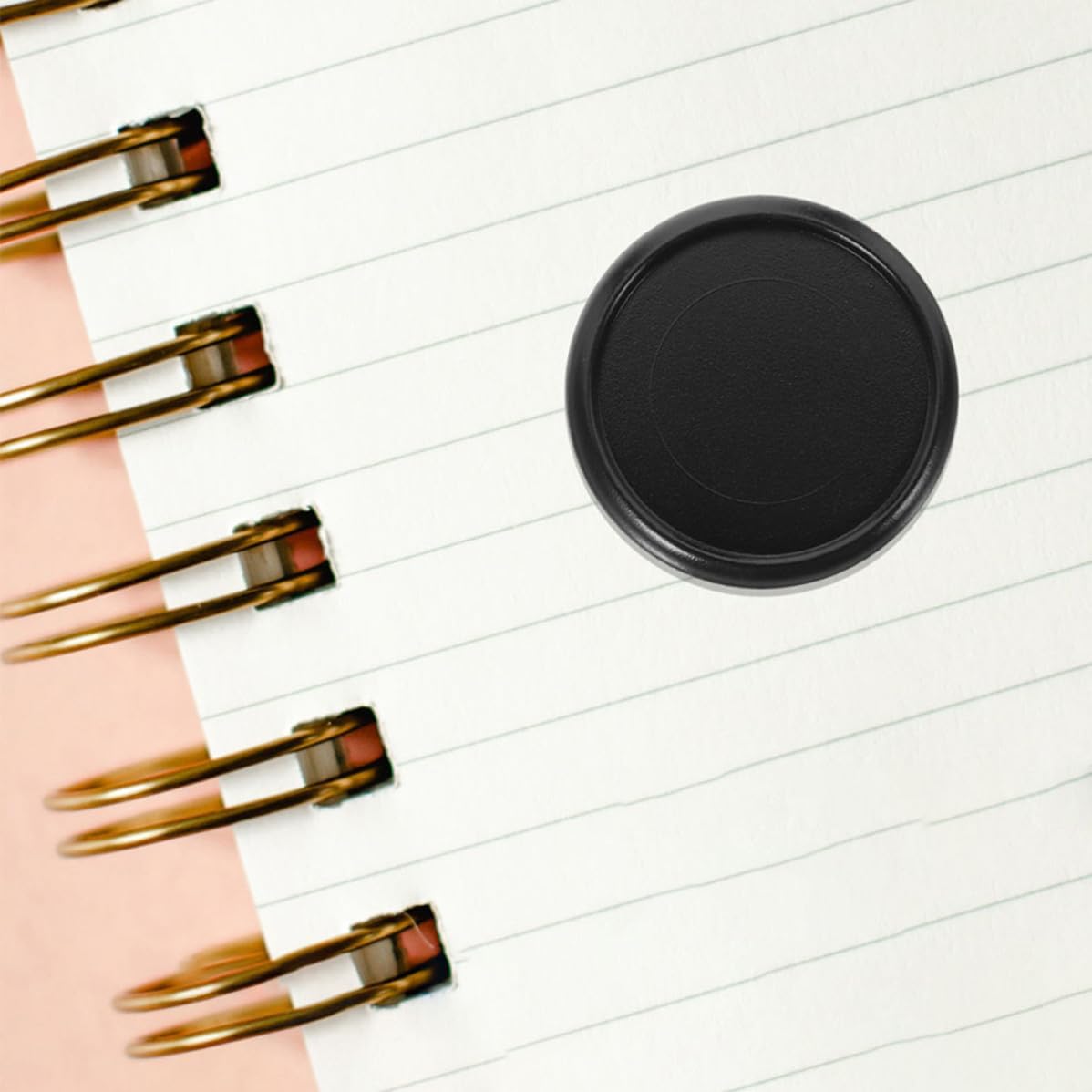 100pcs Black Plastic Ring Binder Discs for Easy Organization and Creative Design, Expansion Discs for Loose Leaf Photo Albums, Notebooks, Planners, and Scrapbooks, for Travel