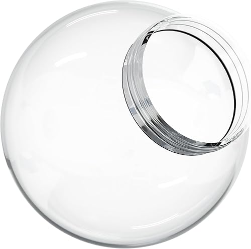 Vista 51 de KastLite Globo de poste de lámpara acrílica blanca de 6 pulgadas Textura suave con cuello de ajuste de 3.14 pulgadas Fabricado en los Estados