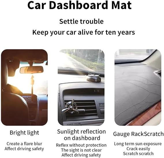 for Mitsubishi Triton L200 2024-2026 Dashboard Cover Sun Shade Dash Mat Carpet Dash Pad Interior Liner(Lhd,Black Flannel)