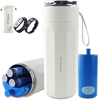 Insulin Cooler Travel Case for Pens & Vials, Portable Diabetic Travel Case with TSA Approved Gel Ice Pack, Large Capacity Medication Cooler for Travel (White)