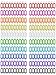 Key Tags Plastic Coded Key ID Label Key Tag Split Ring Keyring - with Label Window Ring Holder 200 Pack 10 Color