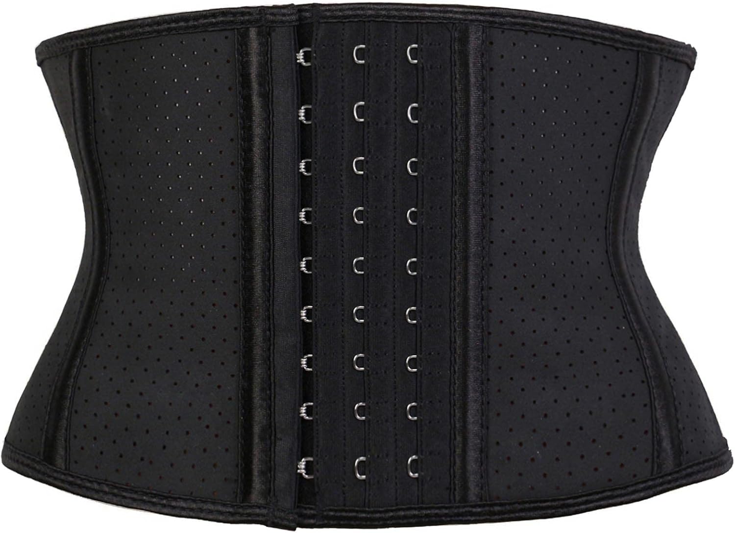 Atbuty Super Short Torso Waist Trainers Cincher Corset Tummy Shaper Slimming Latex Girdle