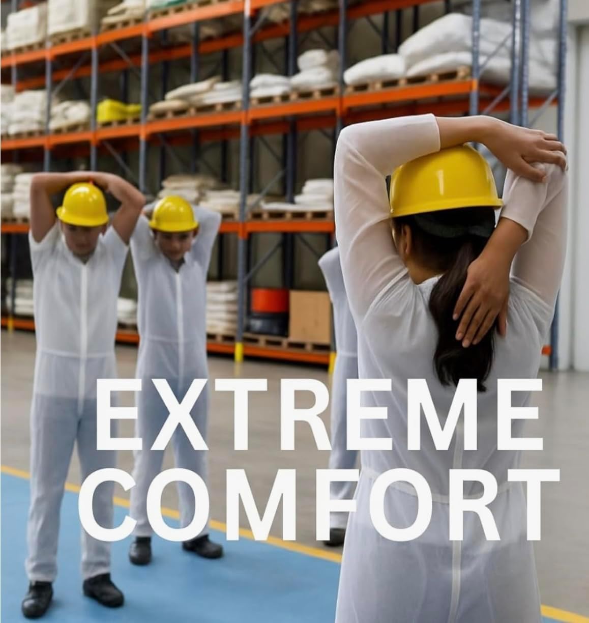 Disposable Coveralls Breathable Paint Suit, Crawl Space, Lightweight Coveralls