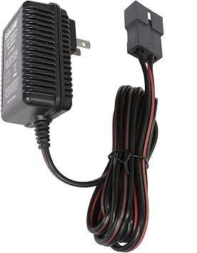 SafeAMP 6V UL Listed Charger for Power Wheels Blue Battery