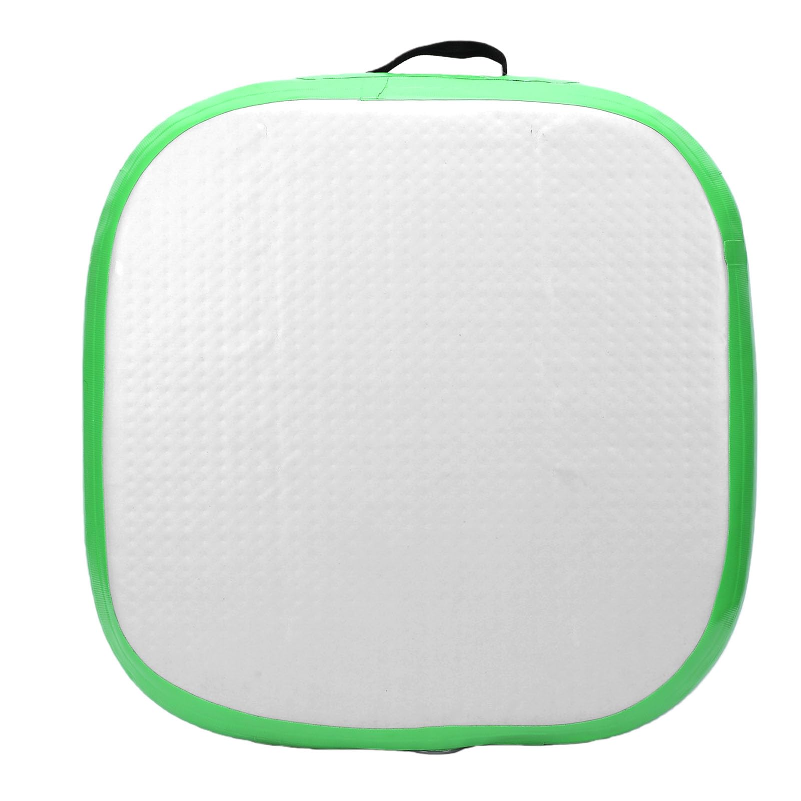 Drfeify Tappetino Gonfiabile, Cuscino da Meditazione in PVC 66x66 Cm Gonfiaggio Rapido con Pompa e Tubo per Palestra, Casa, Spiaggia