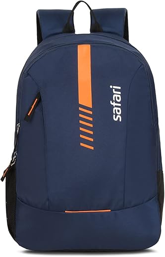 Safari Casual backpacks 2 compartments, front pocket, bottle holder, School bags for boys & girls, College bag for women and men, Ideal for school, college, office & travel