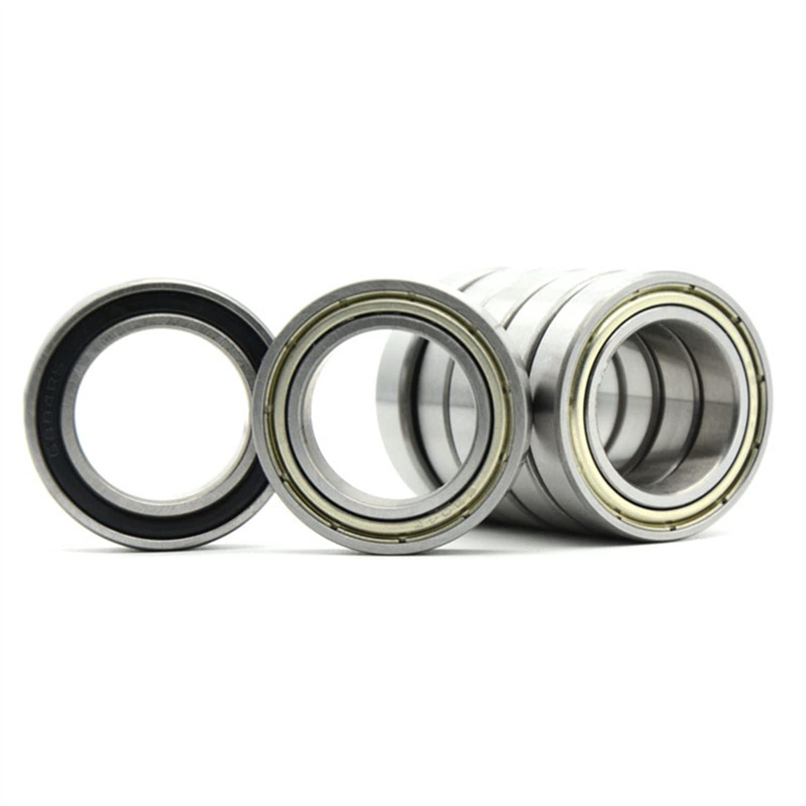 Roulement blindé en métal à paroi mince roulement scellé en caoutchouc 6800/6801/6802/6803/6804/6805/6806/6807/6808/6810-2RS (Size : 1pcs, Color : 6800zz 10x19x5mm)