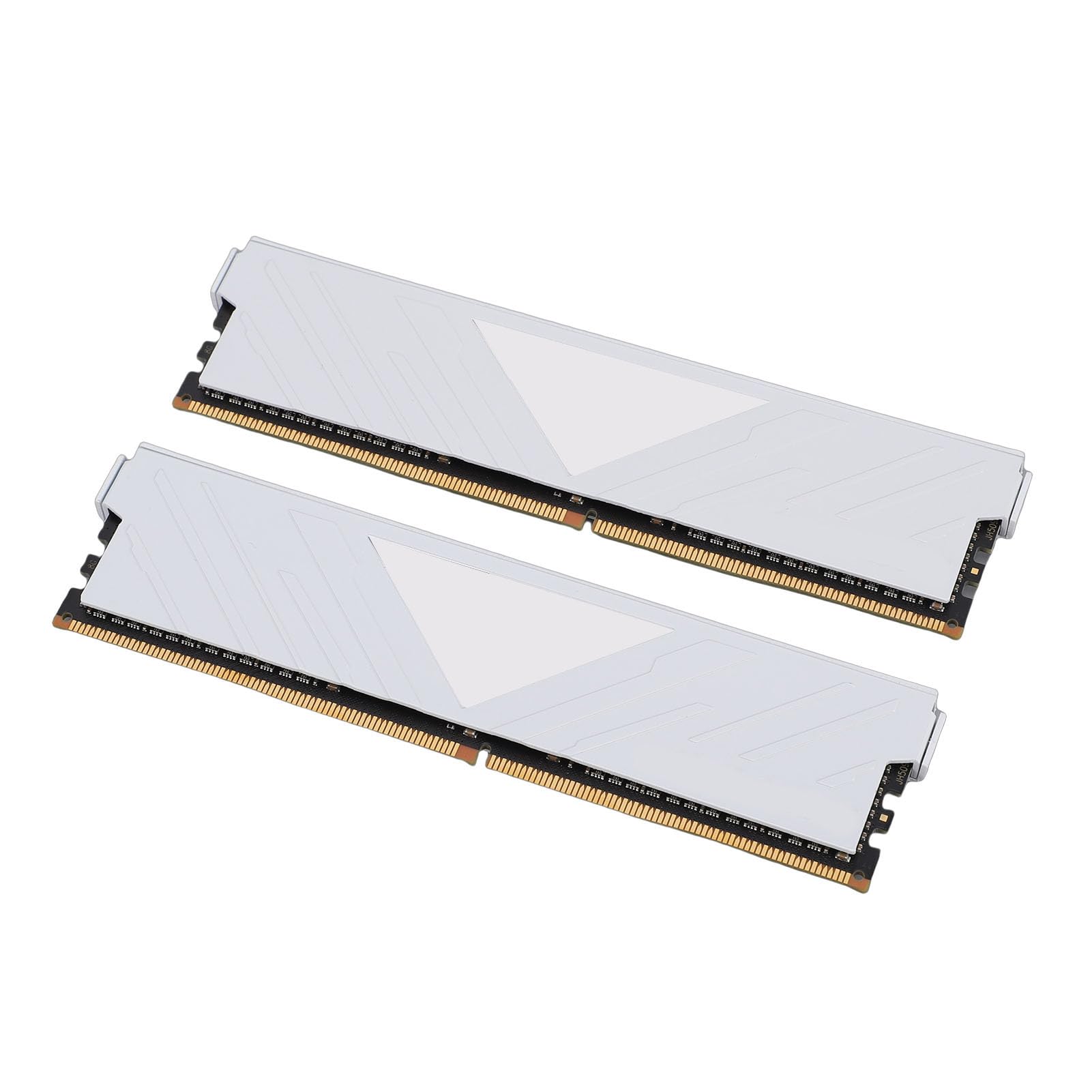 AMONIDA Moduł Szybkiej Pamięci DDR4 RAM 8 GB 3600 MHz do Komputerów Stacjonarnych 2-pak Aluminiowe Rozpraszanie Ciepła (WHITE)