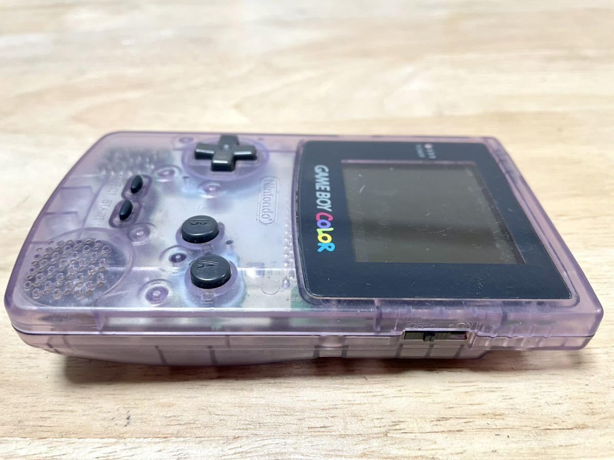 Amazon.co.jp: GAMEBOY COLOR ゲームボーイカラー本体 クリアパープル 