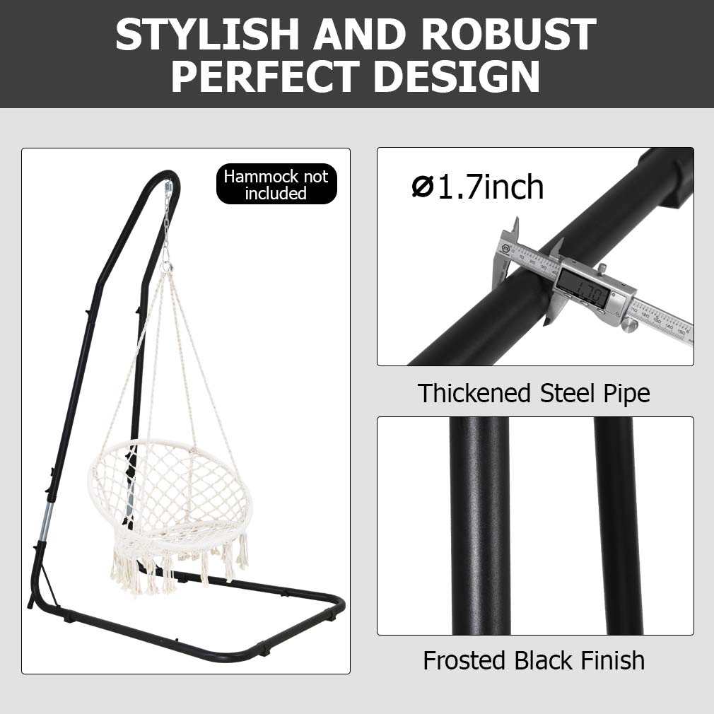 FDW Hammock Chair Stands Hammock Stands Hanging Hammock Stands Outdoor