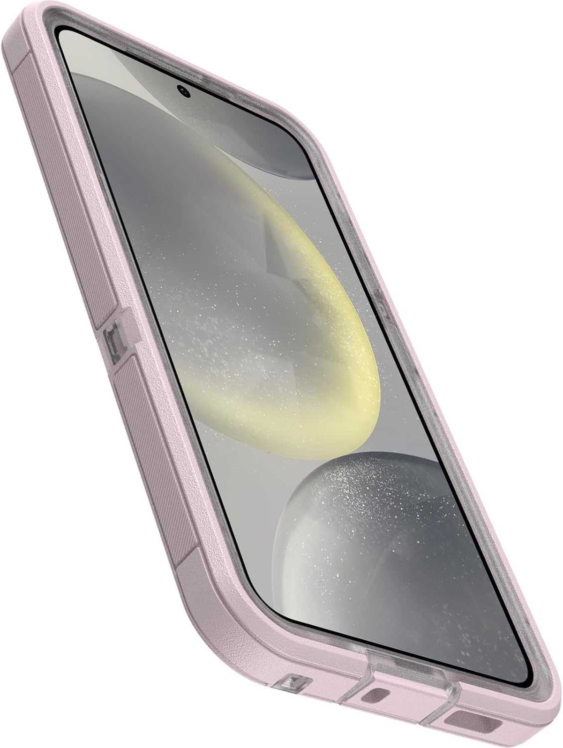 OtterBox Defender Series XT - Custodia trasparente per Samsung Galaxy S24 (trasparente/rosa), senza schermo, robusta, con cordino di fissaggio