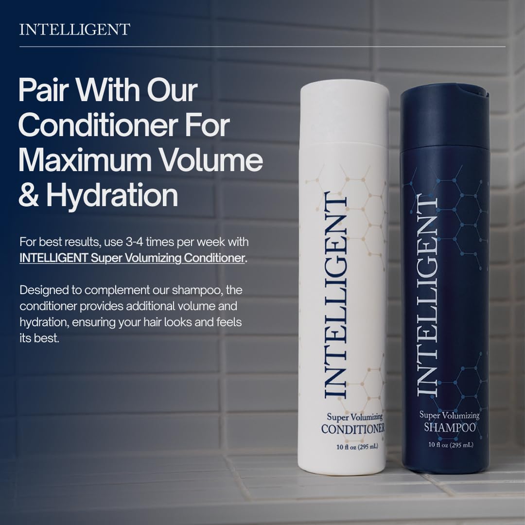 INTELLIGENT Super Volumizing Hair Loss Shampoo - Fresh, 10 fl oz