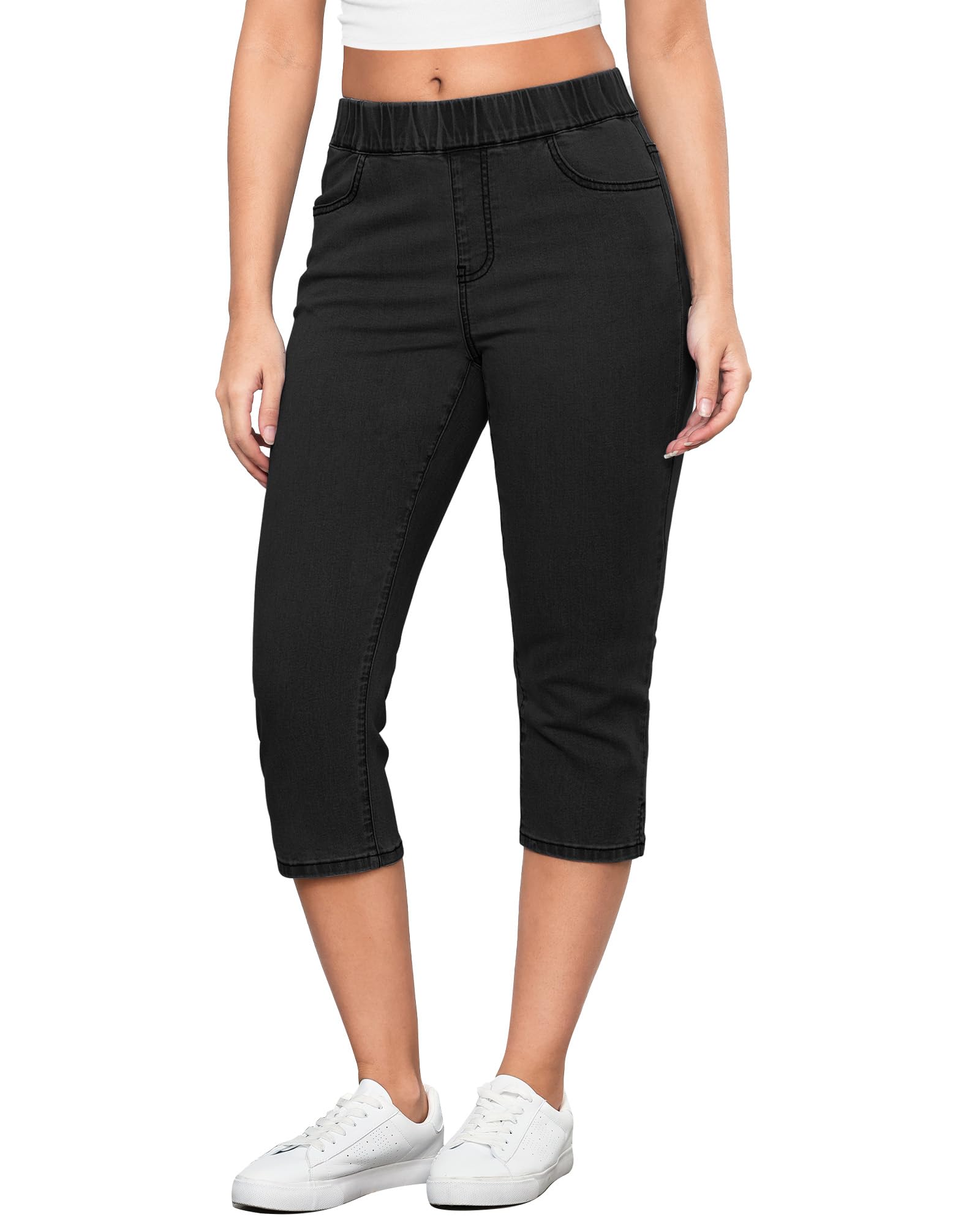 GRAPENT Capris Jeans for Women