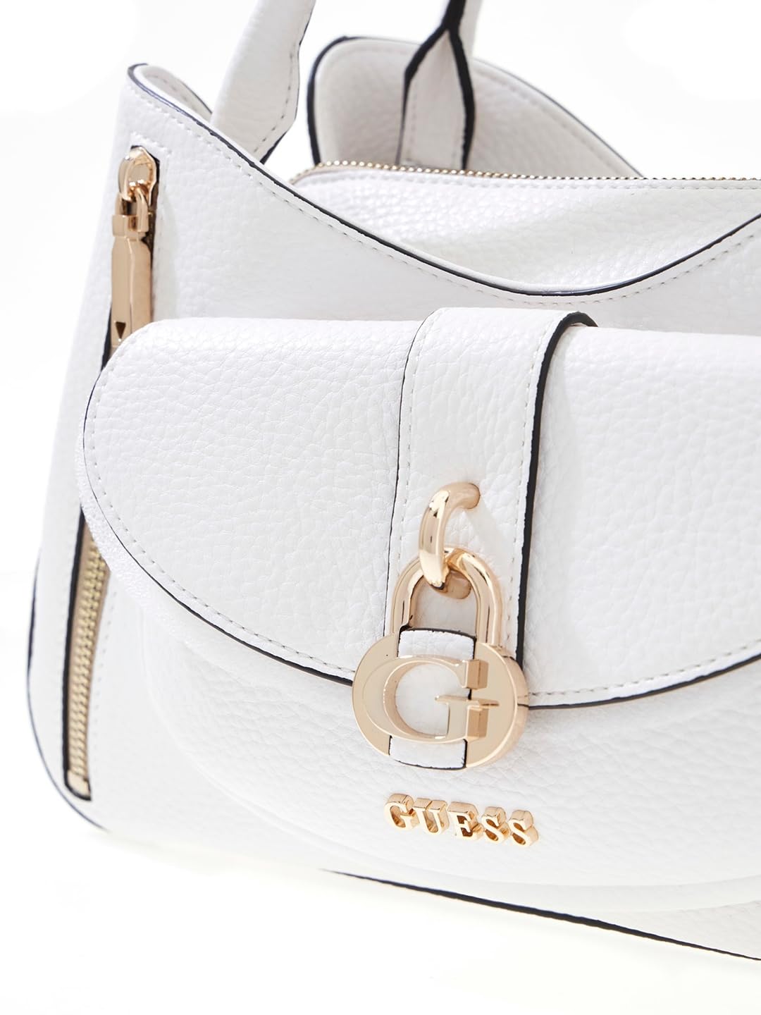 GUESS borsetta borsa a tracolla Jessa Girlfriend Bag White avorio