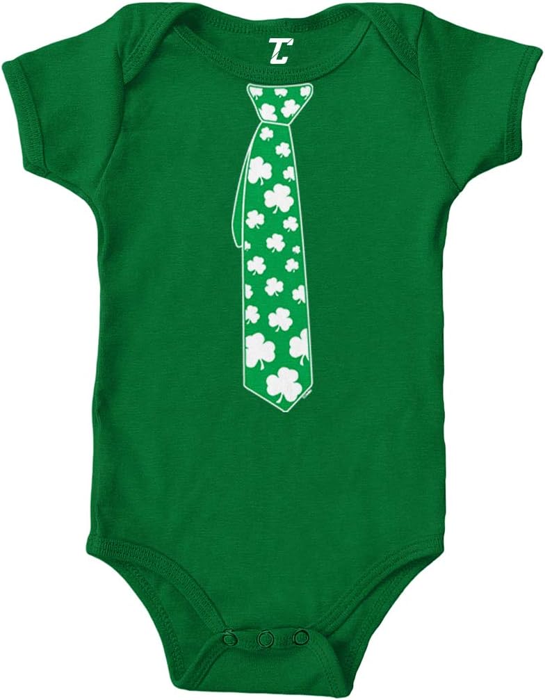 Shamrock Tie - Irish St. Patty's Day Bodysuit
