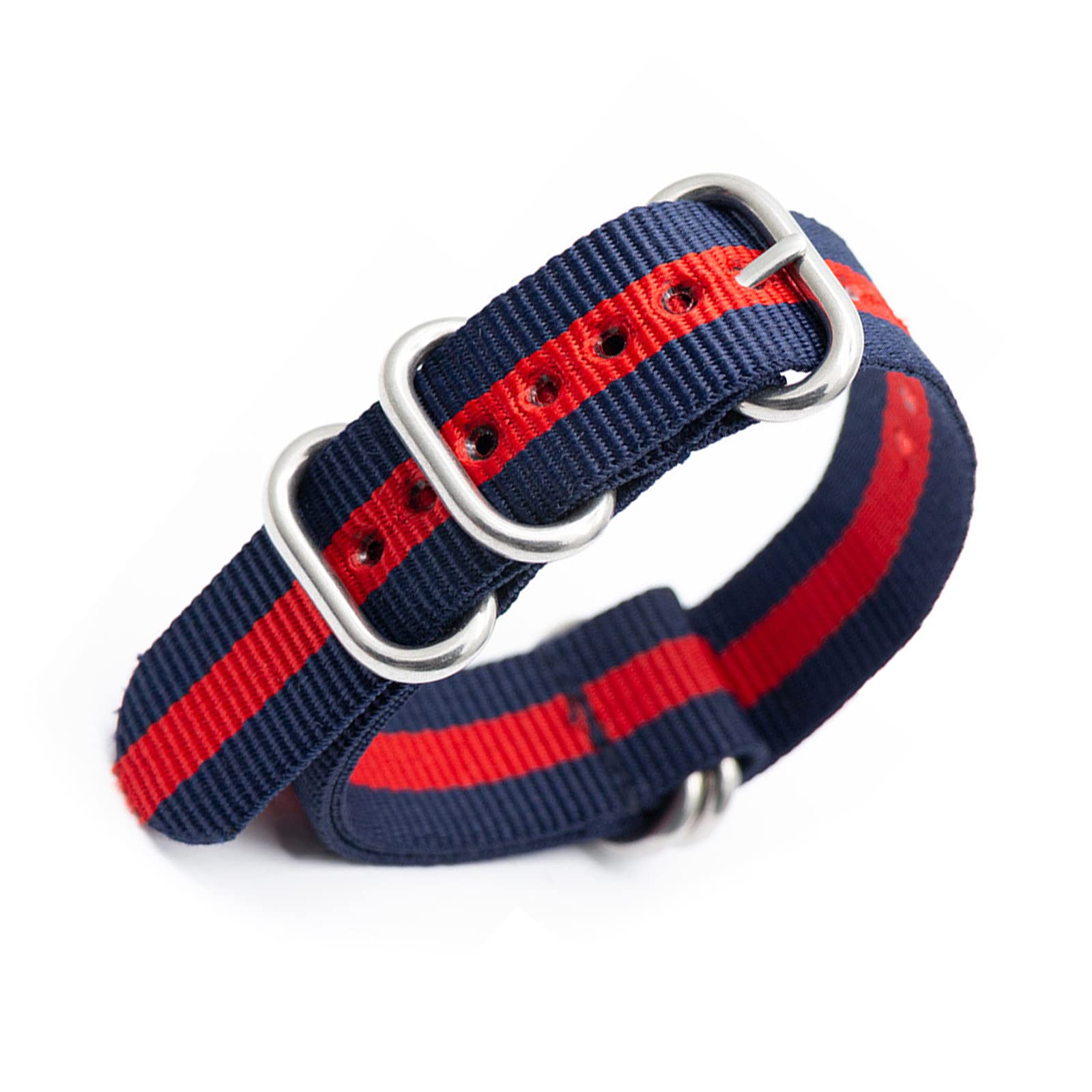 YONGRONGHEWatch Straps Premium Nylon Replacement Watch Band Watches and Smartwatches Adjustable Watchband for Men and Women Watch (20mm)