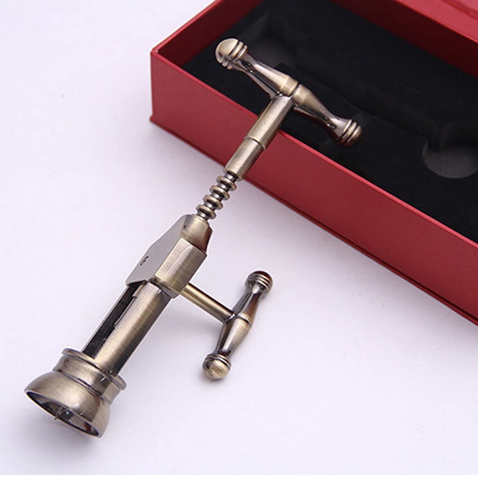 Abrebotellas Llave de vino de acero inoxidable con abridor de cerveza para camareros y camareros - Abridor de botellas de vino manual increíblemente simple