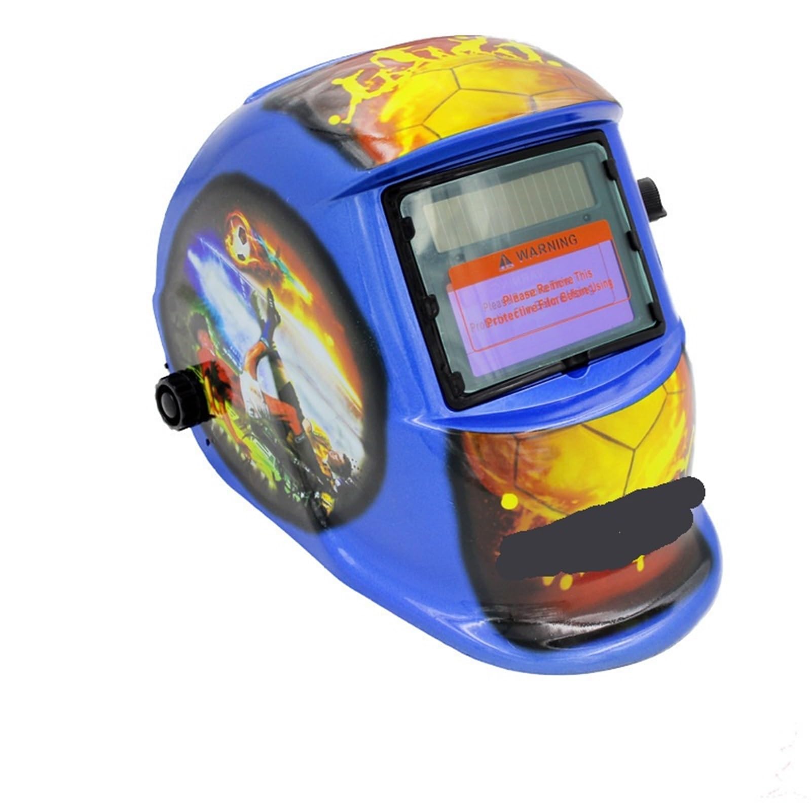 Maschera Saldatura Autoscurante Maschera di saldatura a luce solare automatica con cambio automatico, casco montato sulla testa, elettrico a doppia protezione