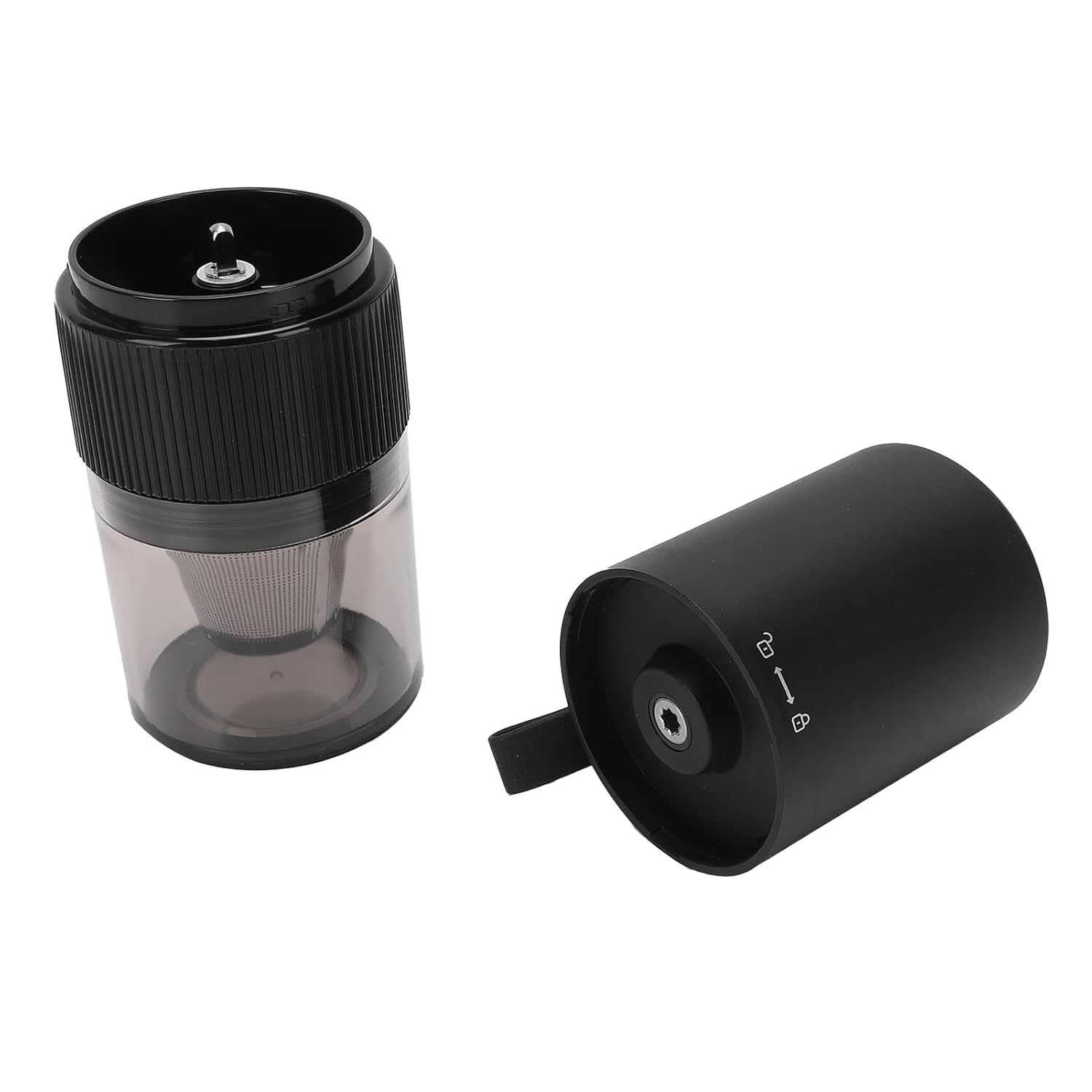 Electric Coffee Grinder Quiet Automatic Adjustable Small Coffee Bean Grinder for Home Camping Travel