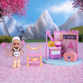 Royale High Baking Class Play Set - 1 Doll and 6 Accessories - Fits Inside Castle Playset - Virtual Item Code Included - Ages 5+