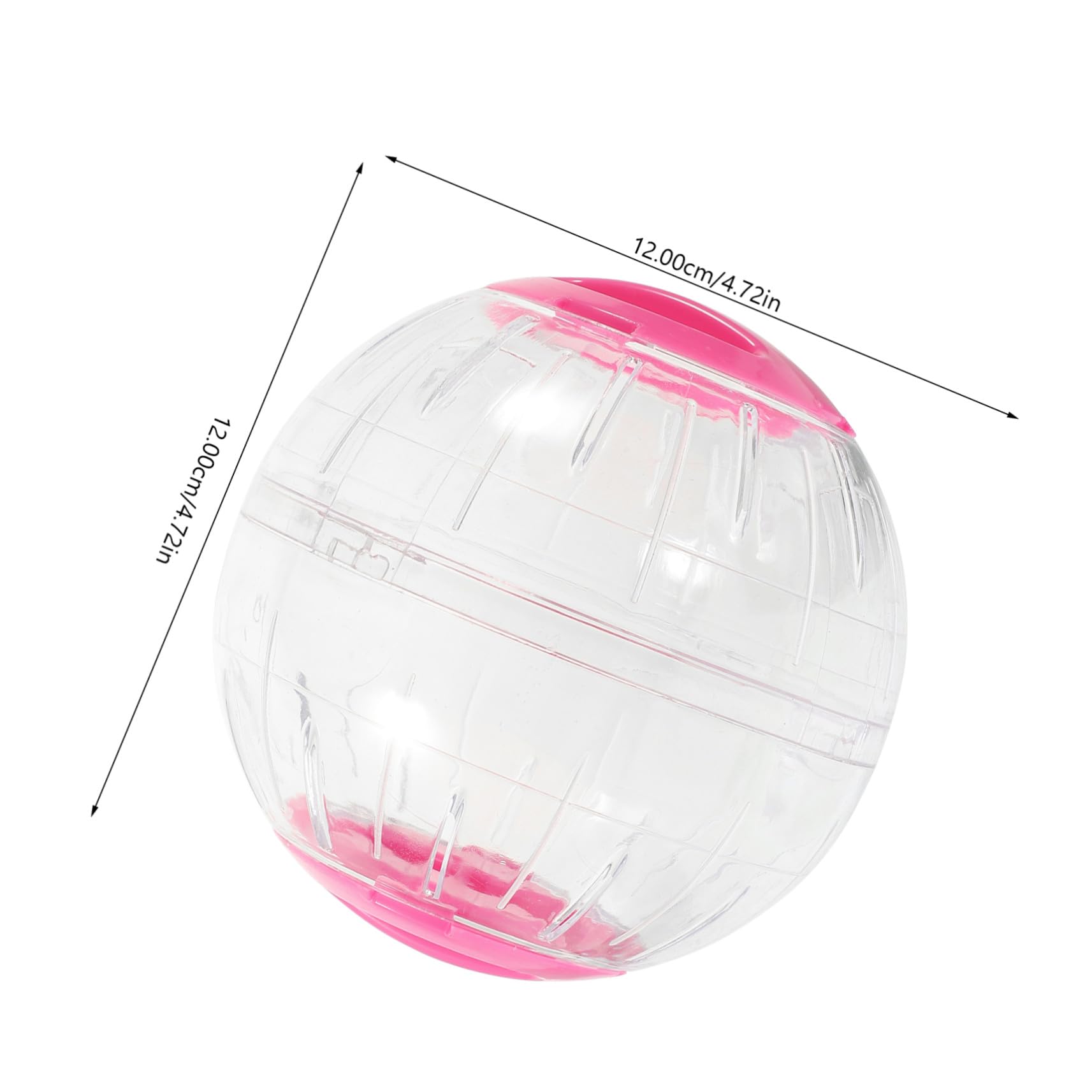 ORFOFE 4 Pièces Boule Exercice pour Hamster Transparente Silencieuse et Légère Sécurisée Antiescape pour Petits Rongeurs Accessoires de Cage pour Souris