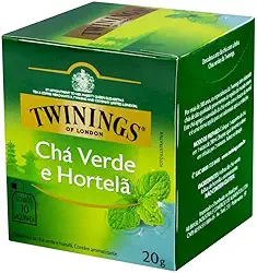 Chá Verde Hortelã 20G - Caixa com 10 Unid