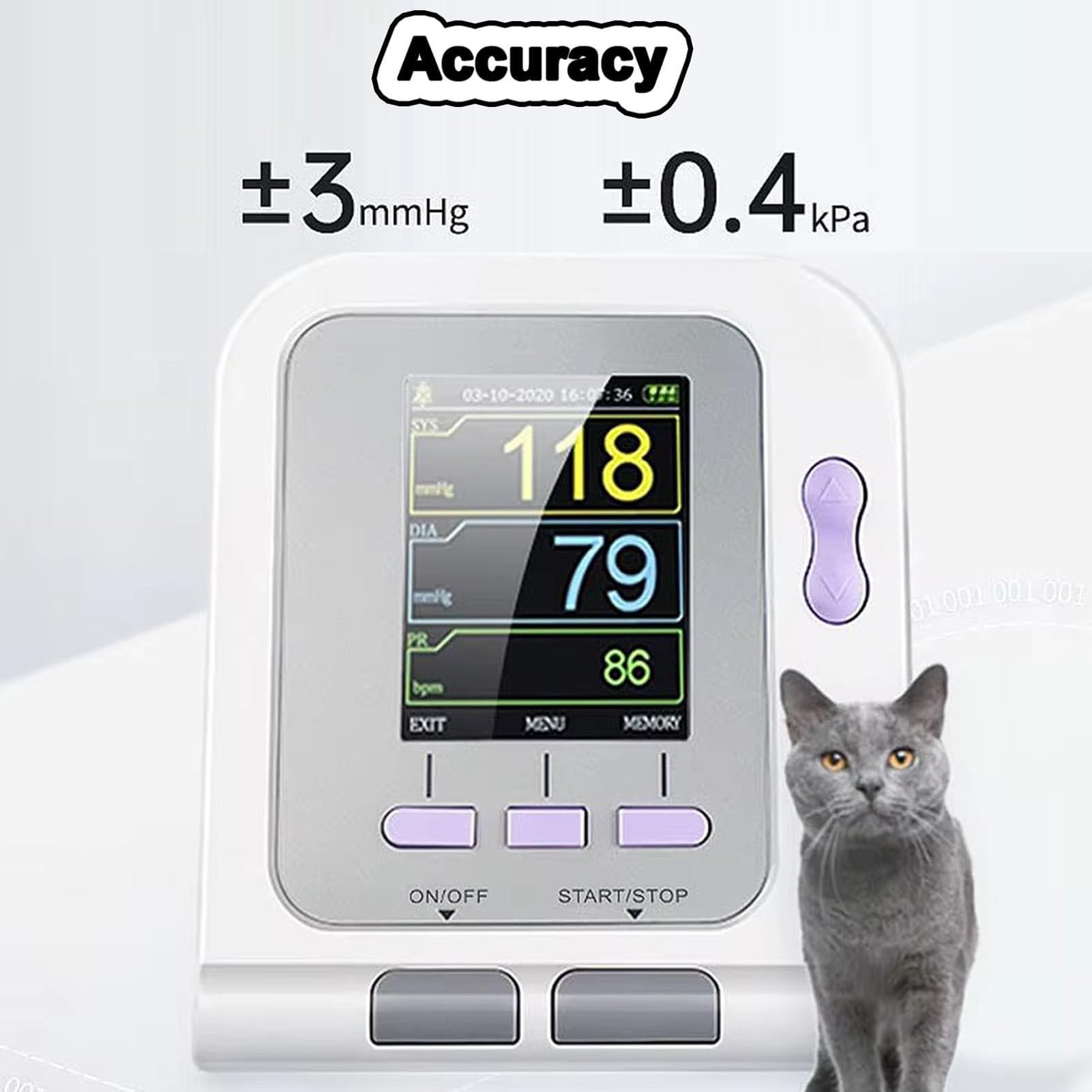 Weterynaryjny elektroniczny sphygmomanom, cyfrowy ciśnieniomierz weterynaryjny z wyświetlaczem LCD i mankietem, w 3 rozmiarach Esktop sprzęt weterynaryjny dla kotów, psów, owiec, koni, słoni