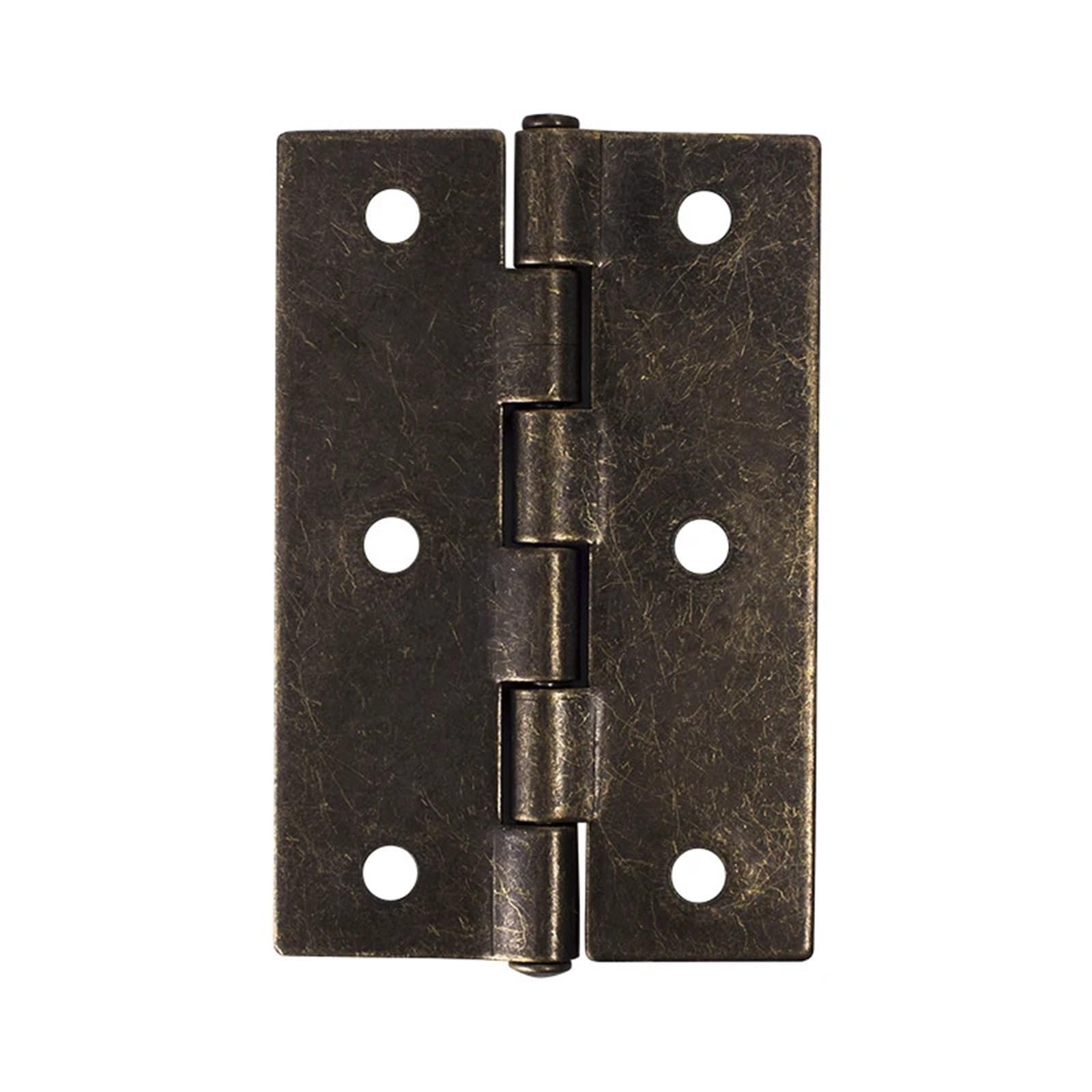Sxolcoufoh One Color Antique Bronze Color Iron 3" Classical Cabinet Door Open 300 Degree Hinge With Screws 4Pcs