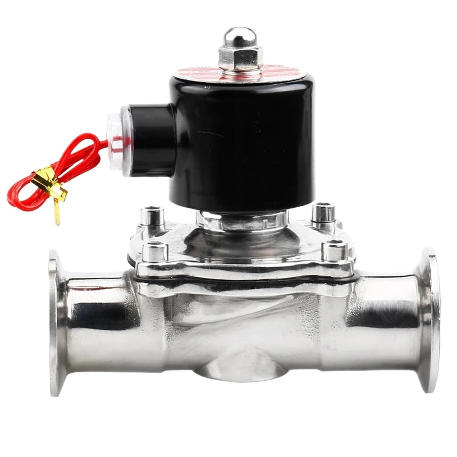 Vanne électromagnétique DN25 DC24V en acier inoxydable Tri Clamp pour homebrew