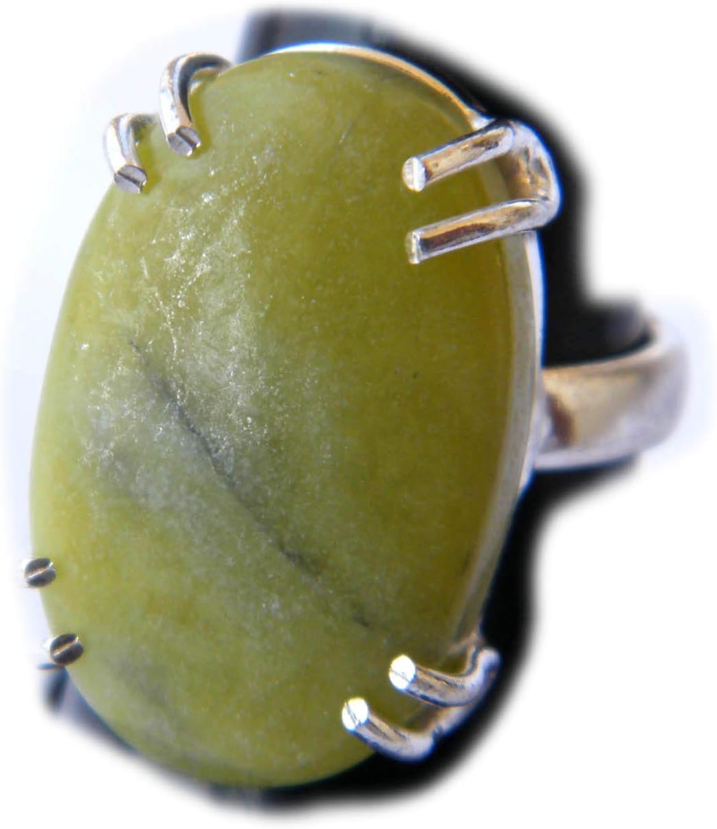 The Best Jewellery Vesuvianite Ring, Silver Plated Ring, Handmade Ring, Women Jewelry, (Size- 6.25 USA) BRS-6499