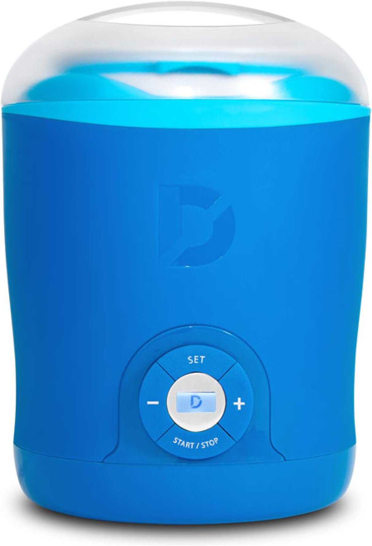 Dash Greek Yogurt Maker Machine with LCD Display + 2 BPA-Free Storage Containers with Lids: Perfect for Organic, Sweetened, Flavored, Plain, or Sugar Free Options for Baby, Kids, & Parfaits - Blue