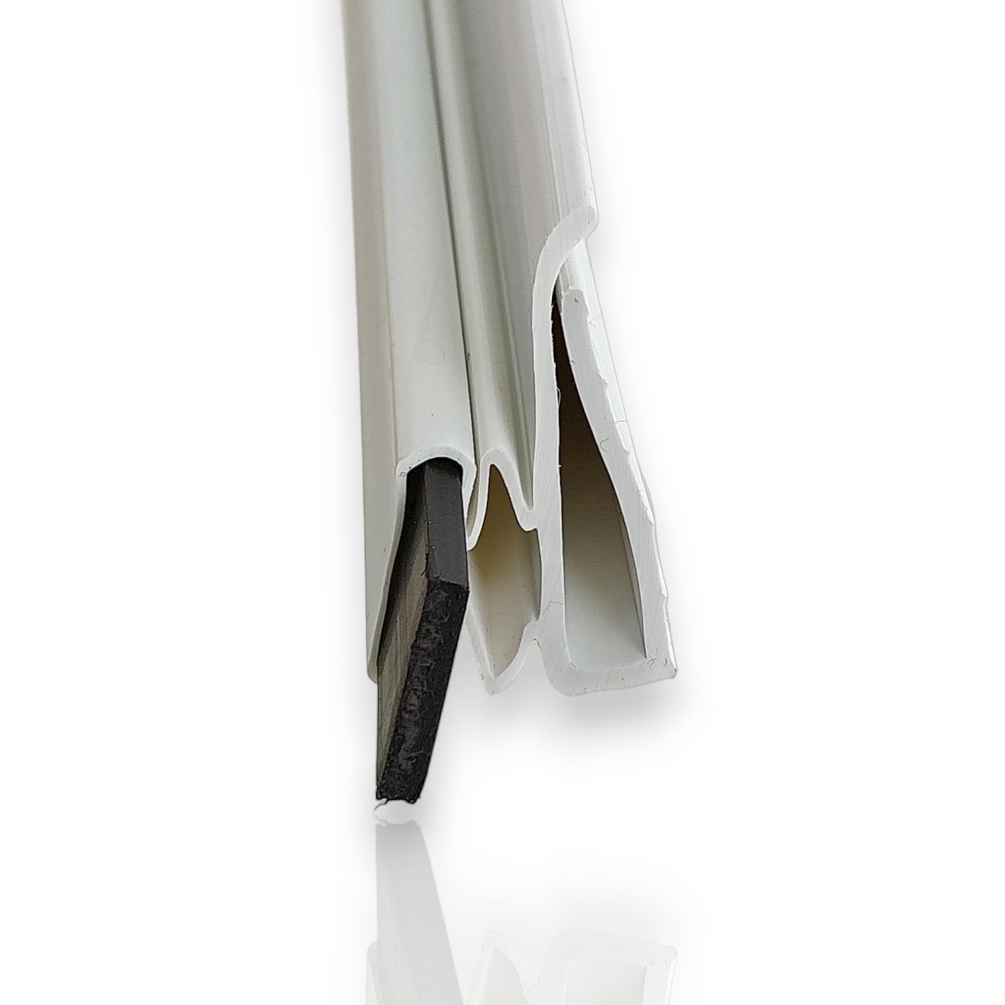 DL-pro - Set di guarnizioni magnetiche universali per porta, 1300 x 700 mm, in gomma, per avvitamento nel frigorifero, combinazione frigorifero-congelatore (senza adesivo)