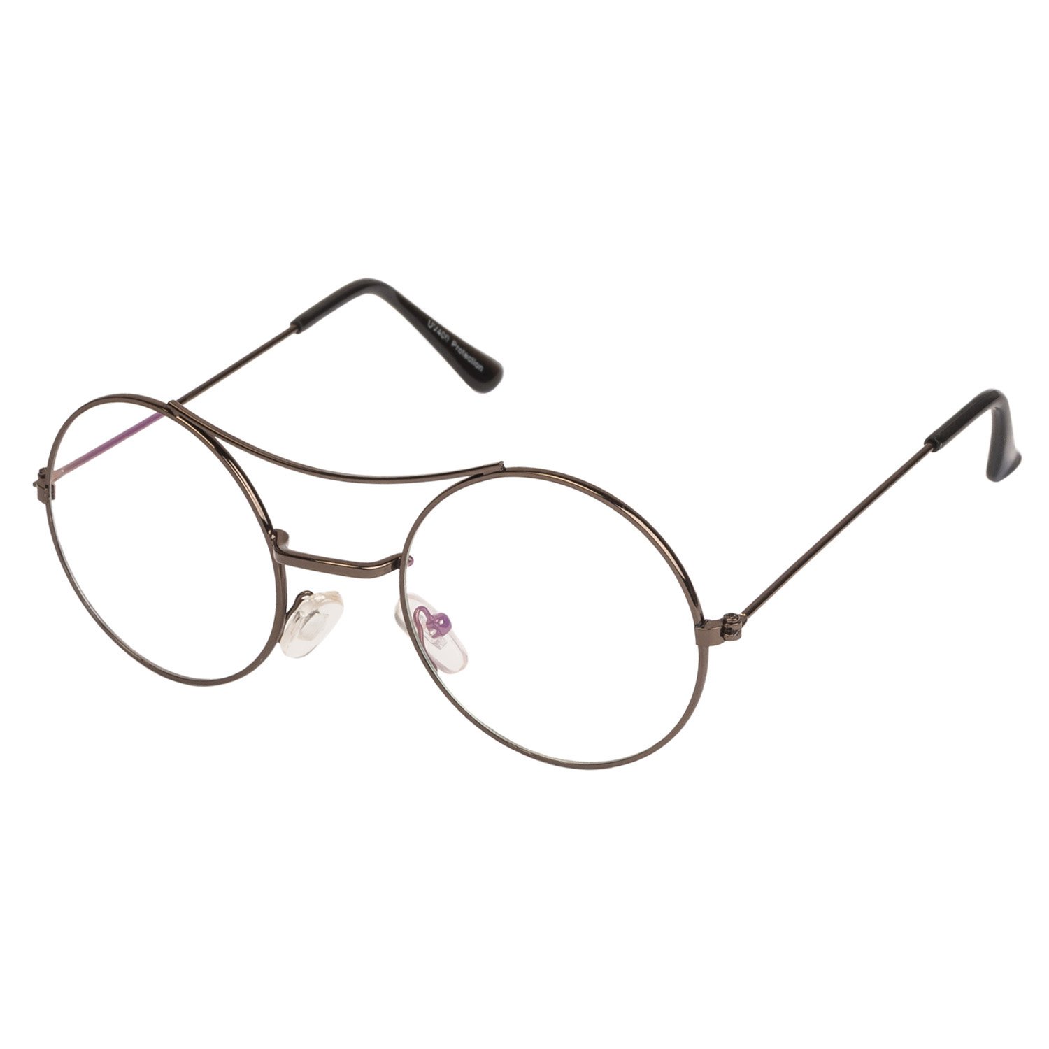 ARZONAI Gandhi Round Shape Brown-Transparent UV Protection Sunglasses | Frame For Men & Women [MA-305-S4 ] - Review, Price and Buying Guide