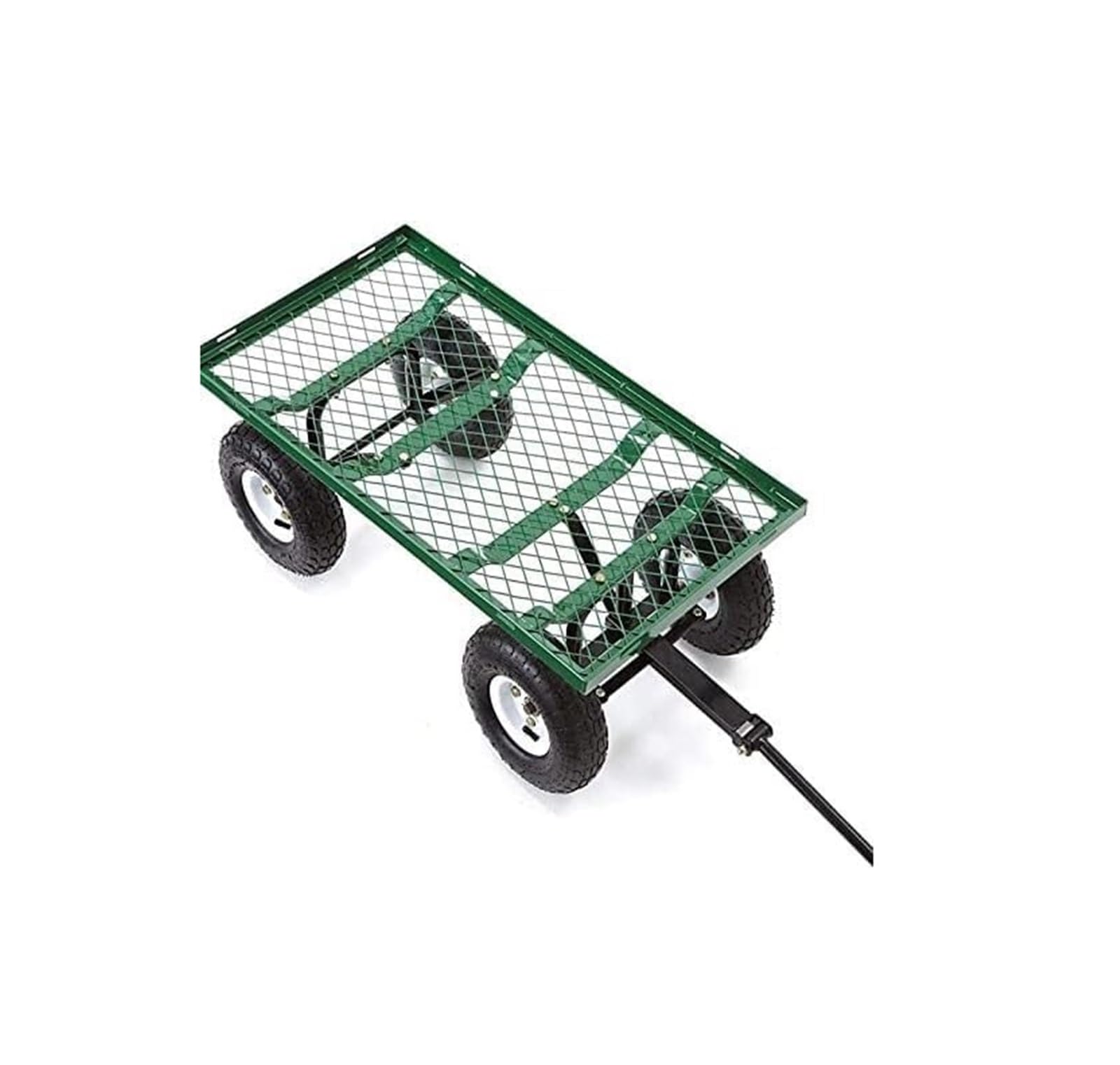 Chariot de Jardin Utilitaire, Chariot de décharge de Jardin Robuste avec côtés en Maille Amovibles, for pelouse de Plage et Cour brouette Jardin