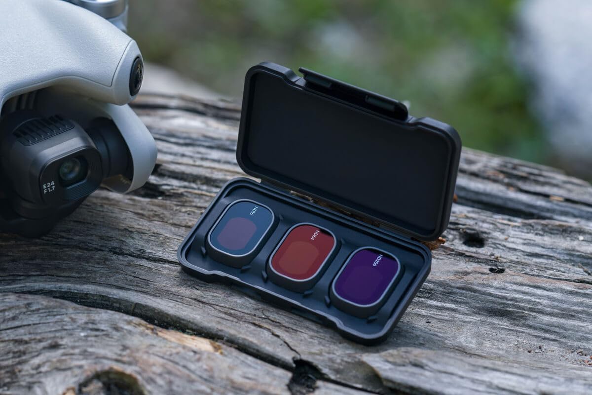 YueLi Kit originale Mini 4 Pro ND Goggle Kit, filtro di riduzione della luce si adatta all'esposizione a lungo termine per accessori DJI Mini 4 Pro.