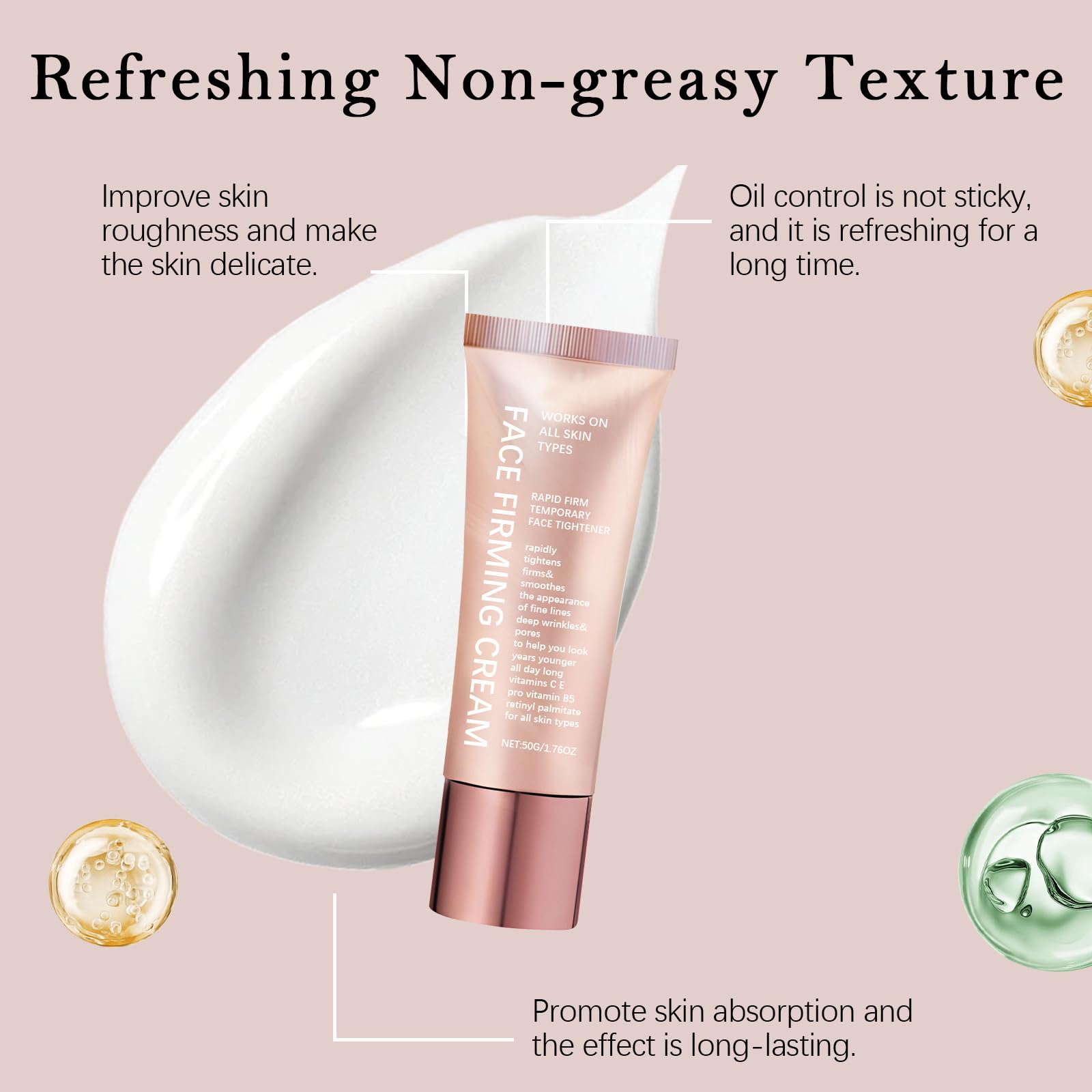 Anti Aging Face Cream Skin Tightening Cream for Face Anti-Wrinkle Firm & Lift Cream - Image 4
