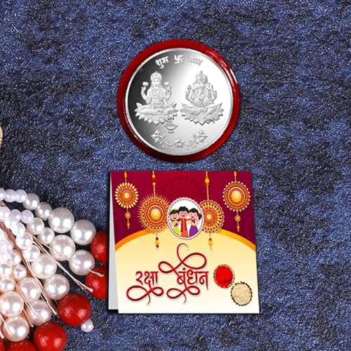 Image of Megharsh 77-81-81.B Rakhi Combo Bhai Bhabhi Rakhi Set, Rakhi for Brother Chocolate Gift Rakhi Set of 3