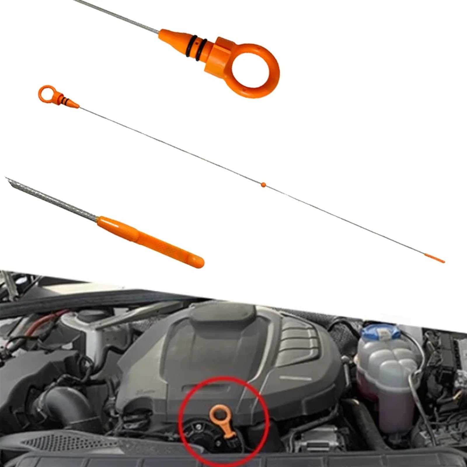 Asta di Livello Olio Motore per Auto 8Z0115611E per A2 2000-2005 per Diesel 1.4 1.2 Asta di Livello Olio Accessori Auto Asta di Livello Olio Motore